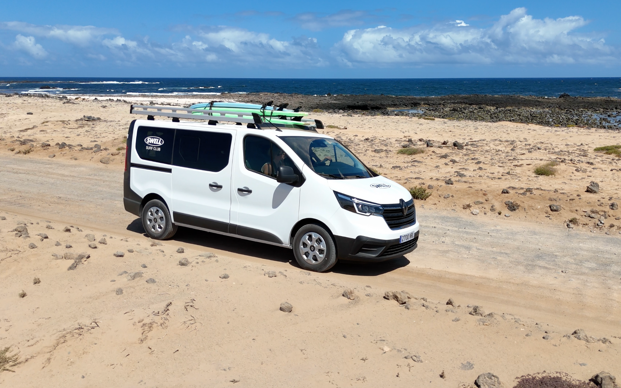 SWELL van by the Atlantic coast